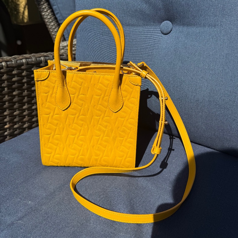 Stuart Weitzman Embossed Crossbody Bag